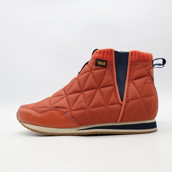 Teva Ember Mid Women's US Size 7 Casual Boot Quilted Orange Slippers Winter - Picture 4 of 9